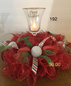 Unique - Handmade - Christmas Table Centerpiece Decor 