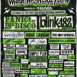 2 GA SATURDAY PASSES When We Were Young