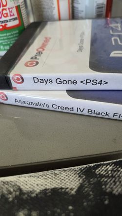 PS4 days gone & assassins creed black flag