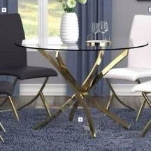 Brand New 5PC Rustic Brass Dining Set