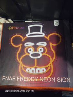 FNAF neon light