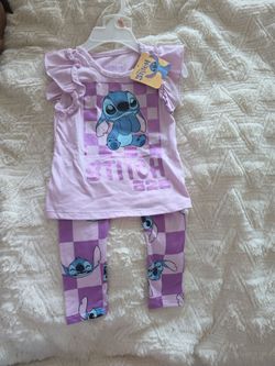 Disney Stitch 2 pc leggings set