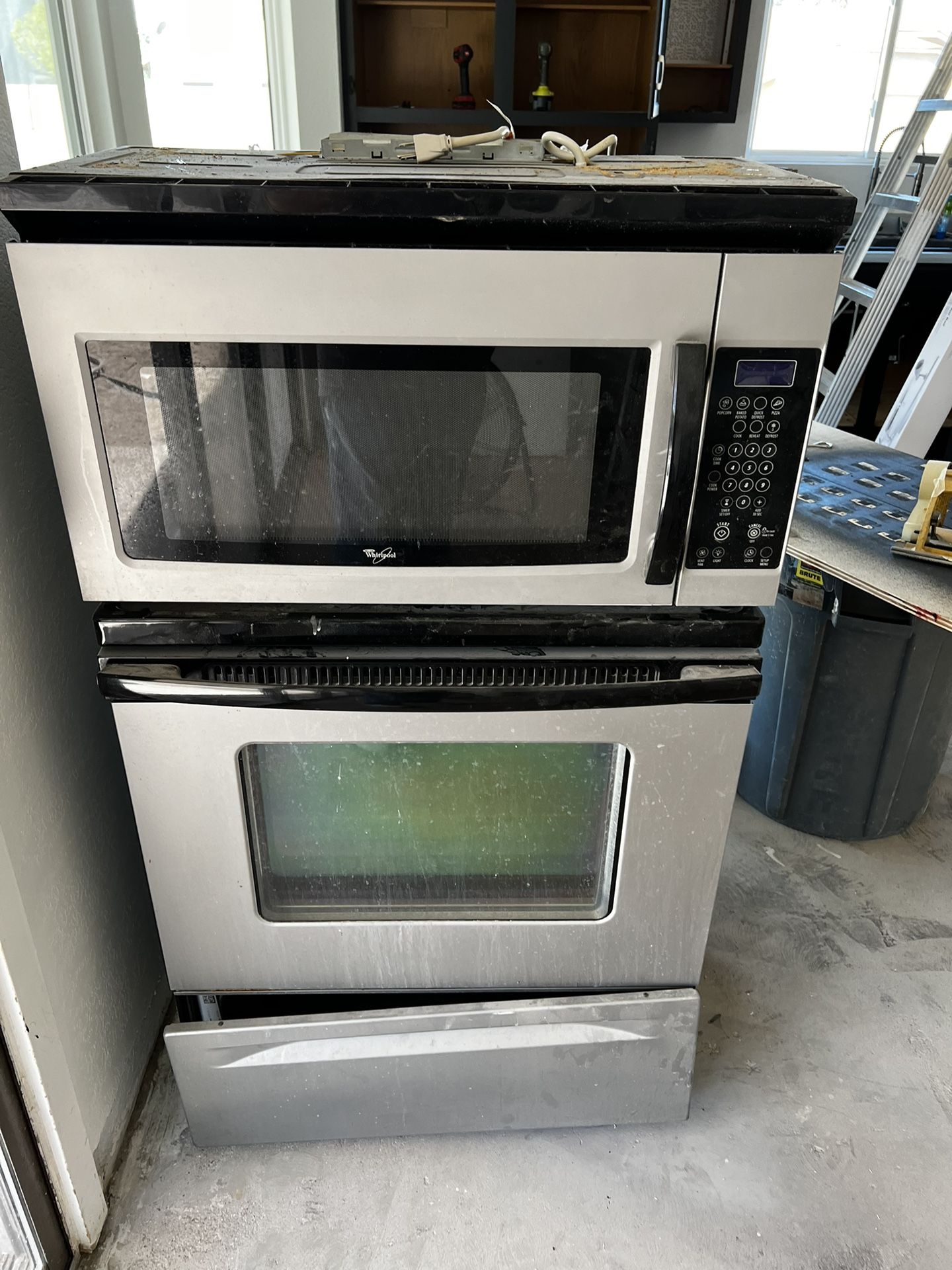 Microwave And Stove