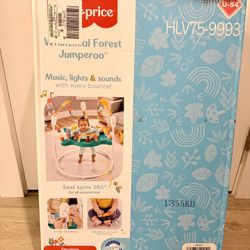 Fisher Price Jumperoo Activity Center Lights Music Sound New