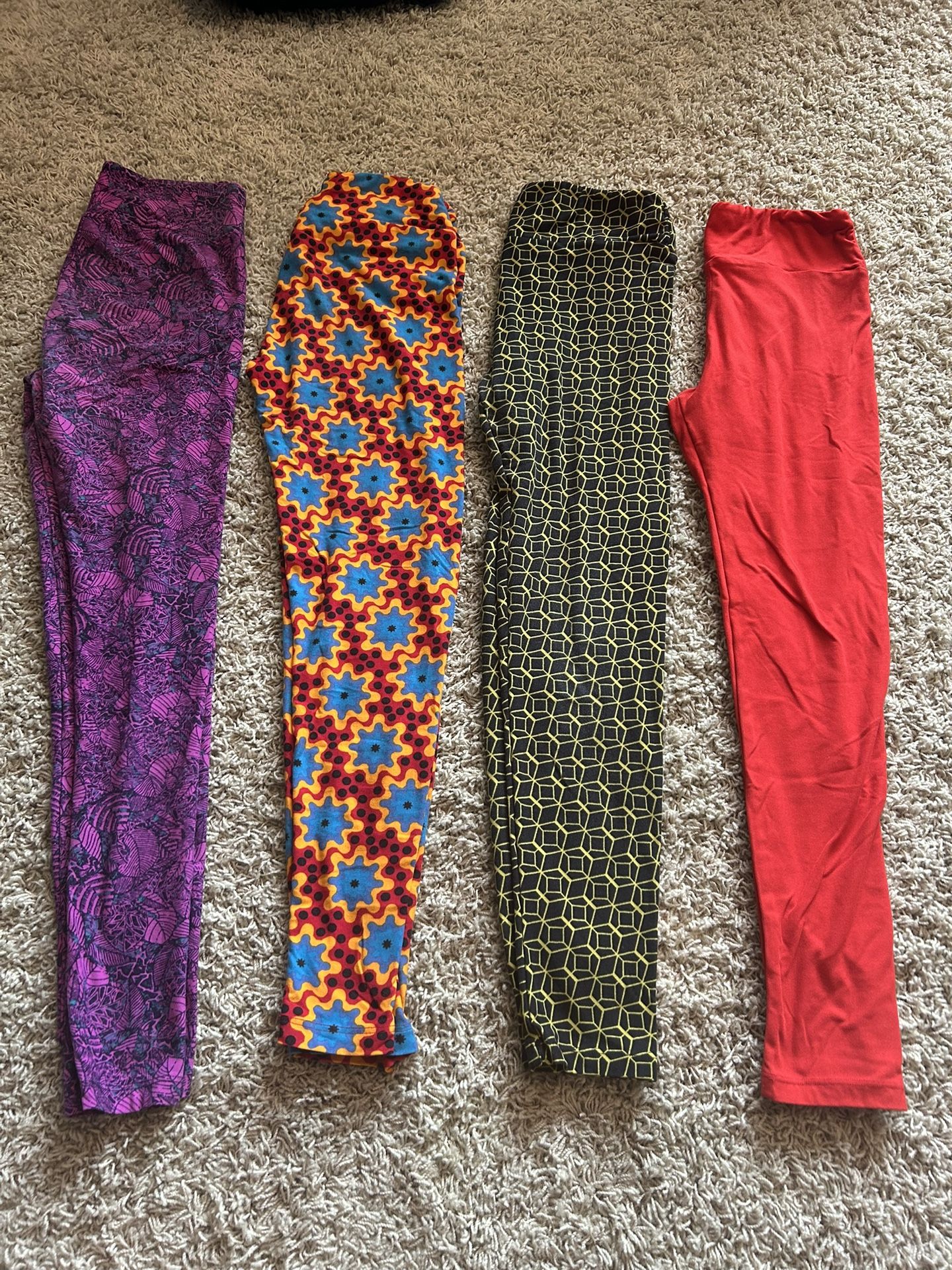 4 Pairs - Lularoe OS Leggings