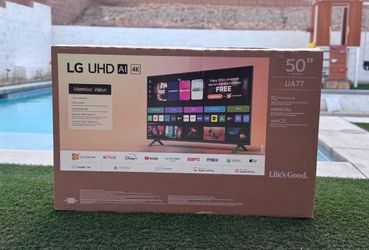 50” Lg smart 4k led Uhd tv