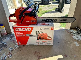 /ECHO Gas Chainsaws
Shop ECHO
24 in. 59.8 cc Gas 2-Stroke Rear Handle Timber Wolf Chainsaw
Question