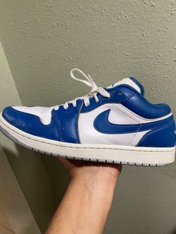 Air Jordan 1 Retro Low Industrial Blue Authentic, Size 11