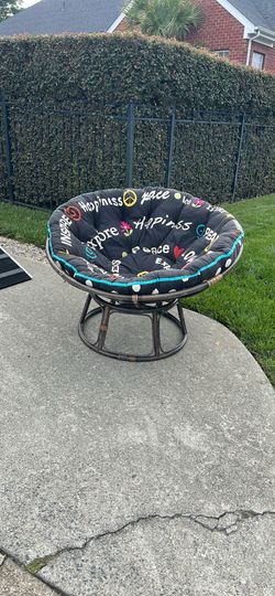 Large papasan chair