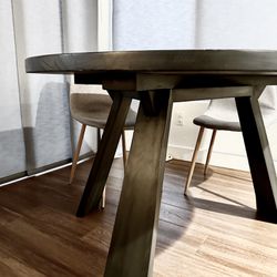 48” Round Dining Table 