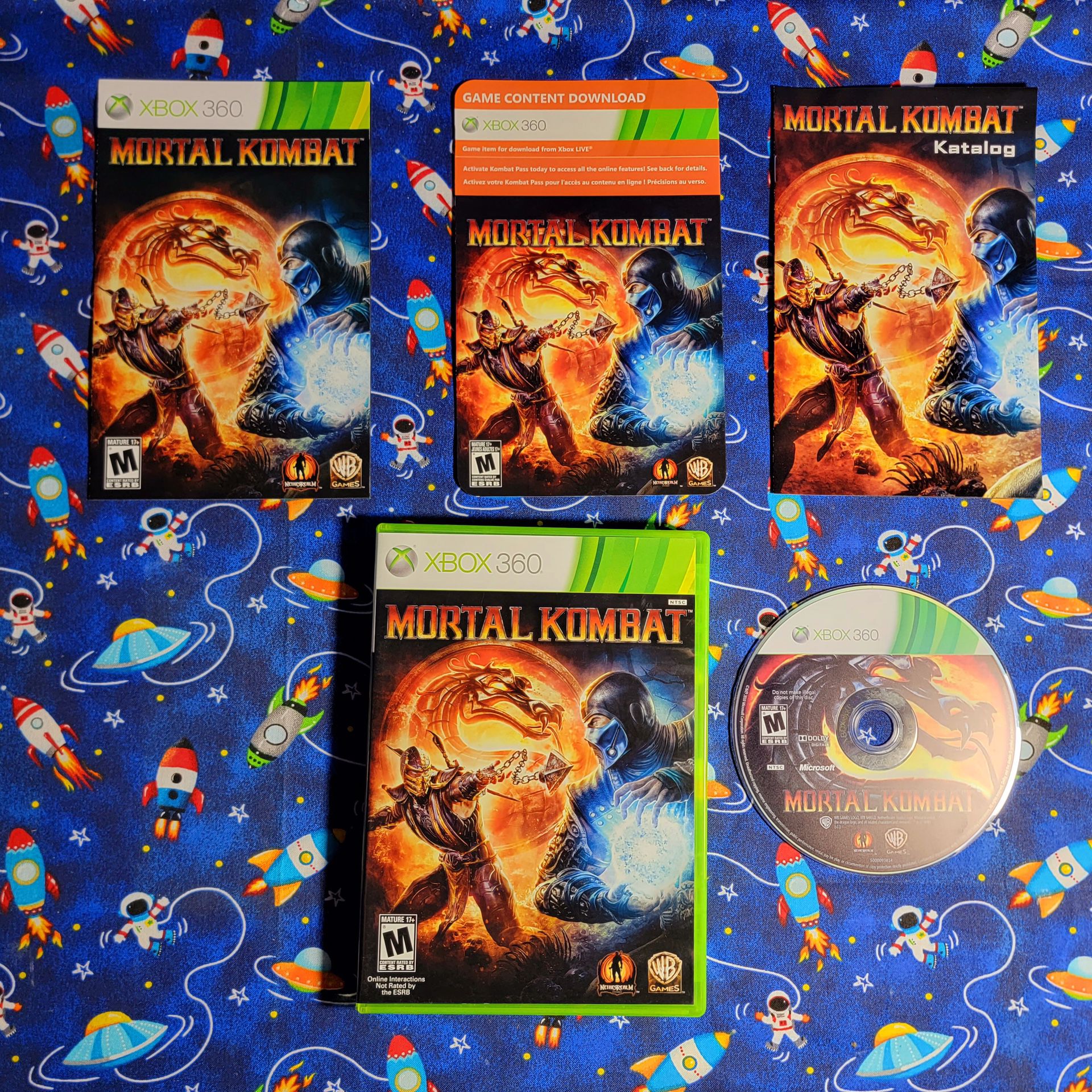 Mortal Kombat Microsoft Xbox 360 Complete CIB