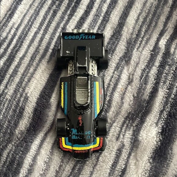 Vintage 1973 Mattel Hot Wheels Malibu Grand Prix Goodyear Racer Car