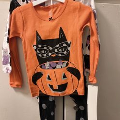 Girls Carter’s Toddler Pajamas Cat 🐈⬛ & Candy 🍬