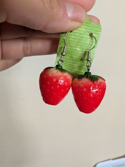 Aretes de fresa
