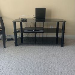 Tempered Glass Etec TV Stand 