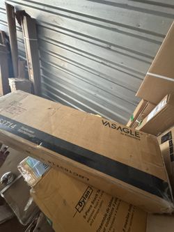 VASAGLE CUSTOS Collection - Bookshelf, 5-Tier Bookcase, Book Shelf, Open Storage Shelf, 9.4 x 23.6 x 52.8 Inches, for Living Room, Home Office, Dinnin