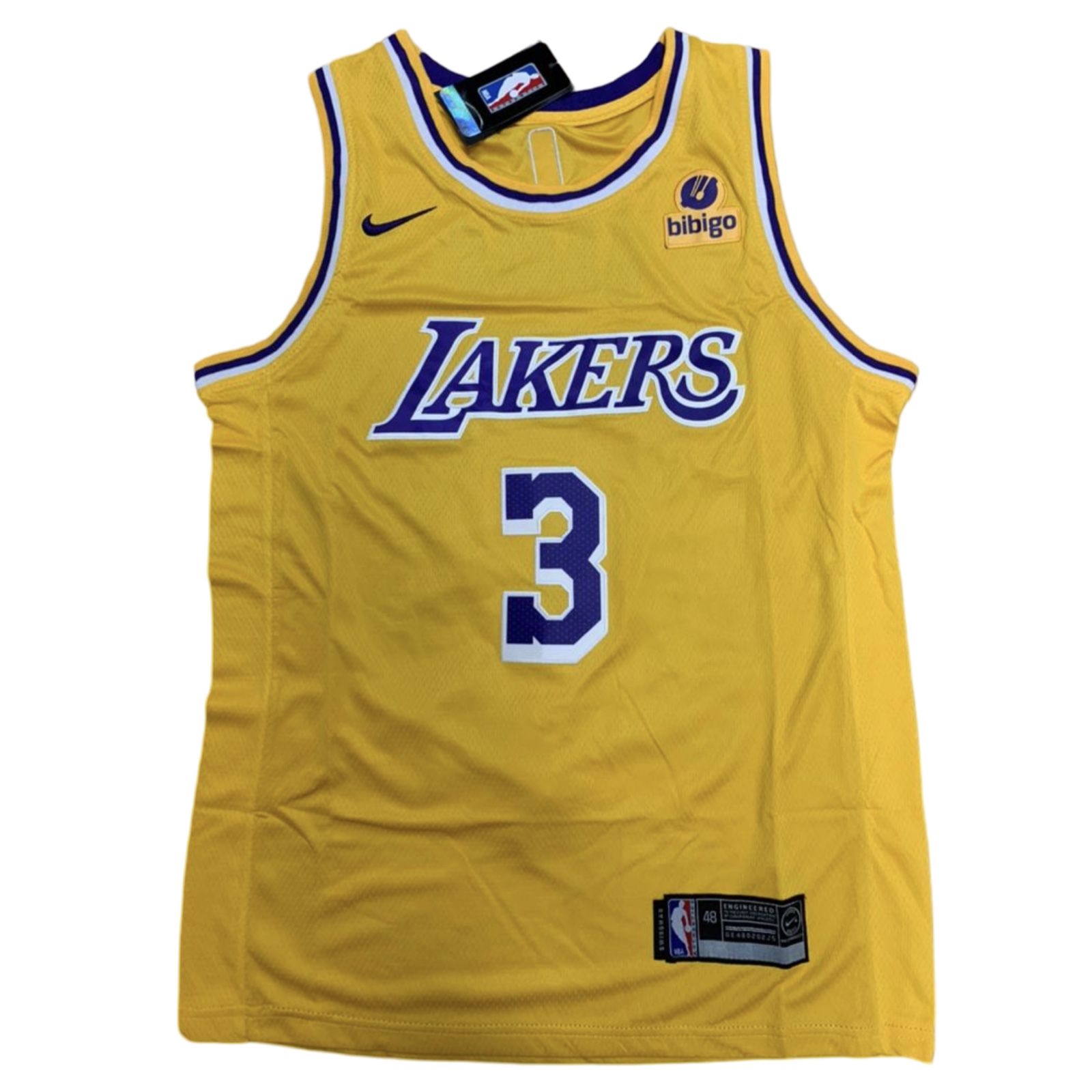 Los Angeles Lakers #3 Anthony Davis Jersey M-XL Size