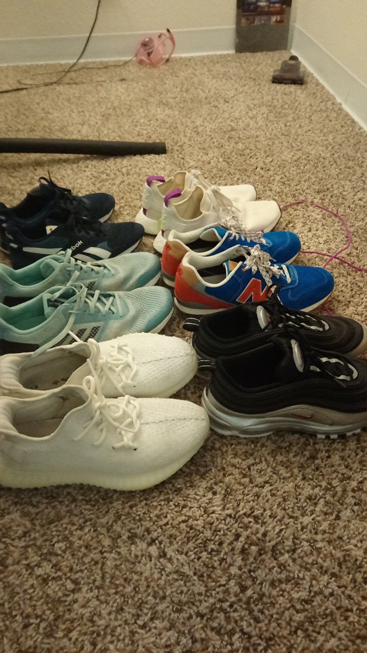 Lot of shoes size 8.5 to 12