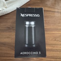 Nespresso Aeroccino 3 Electric Milk Frother - Black 