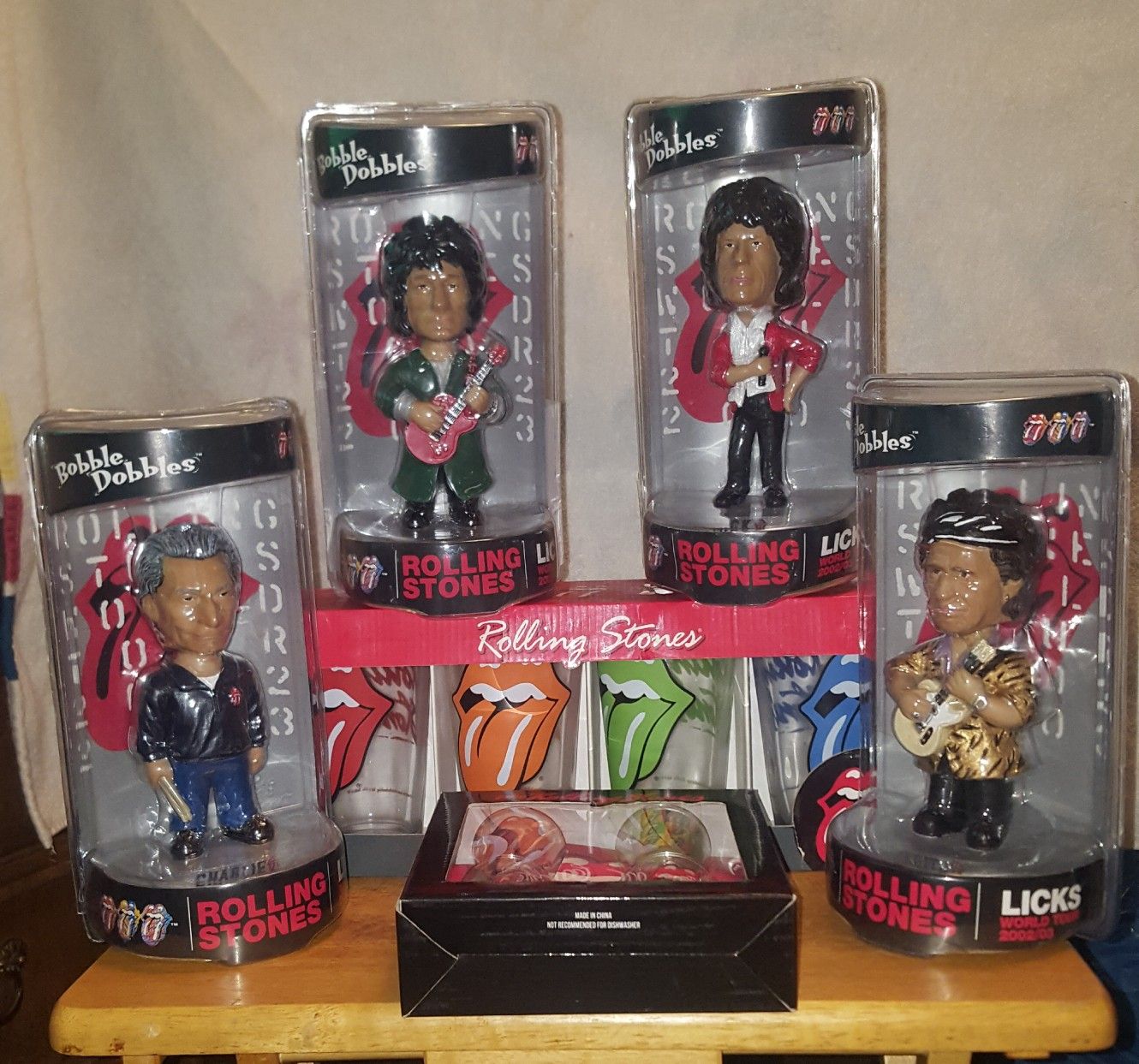 Rolling stones bobbleheads
