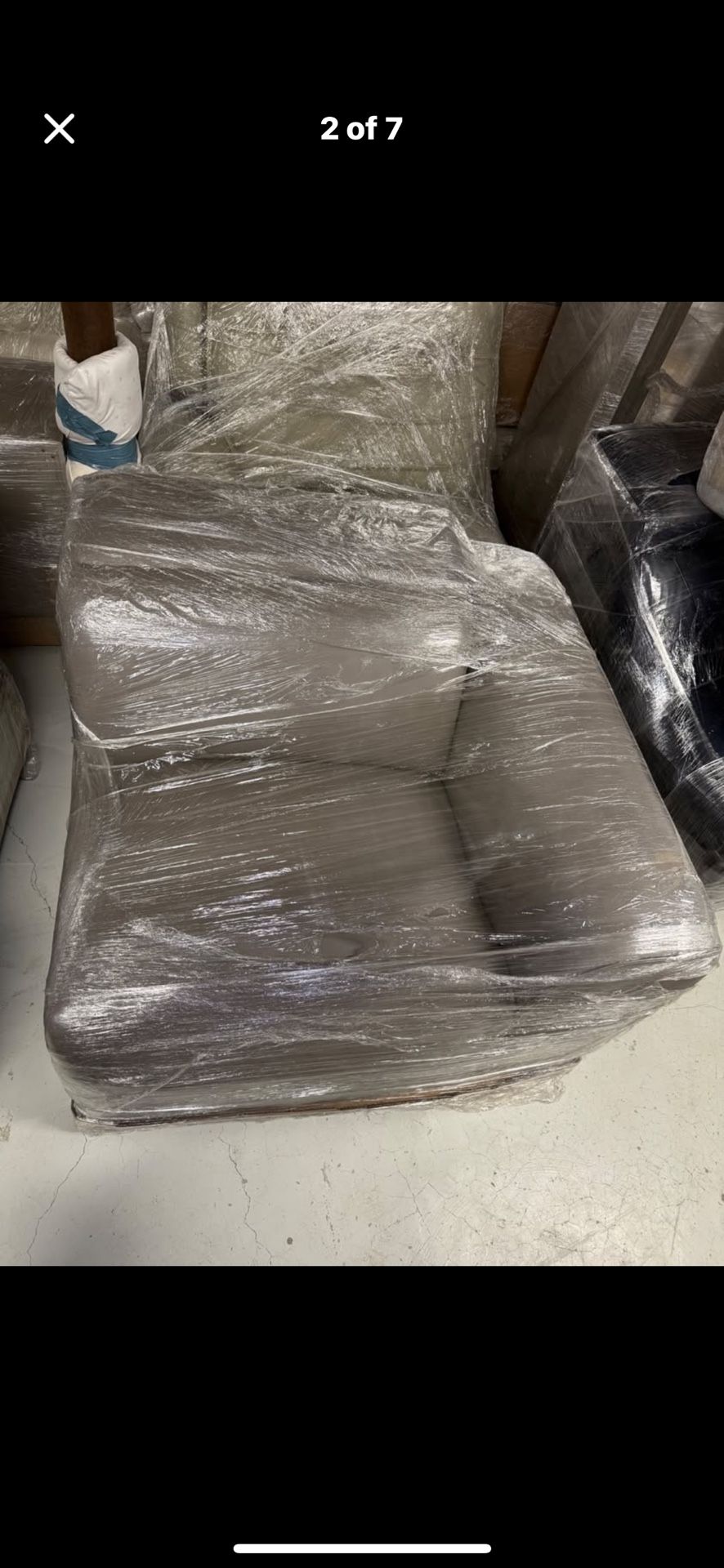 Macys Aline RAF Power Recliner – LT Grey (Replacement Sectional Piece)