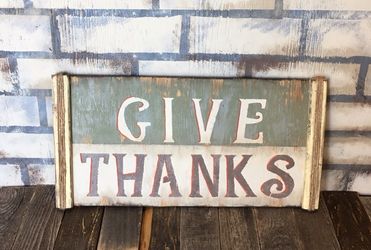 Handcrafted rustic wood signs
