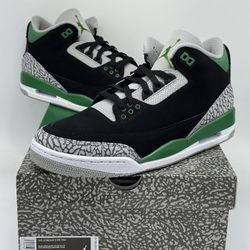 Nike Air Jordan 3 Retro Pine Green Black AJ3 CT8532 030 Men's Shoe Size 10.5