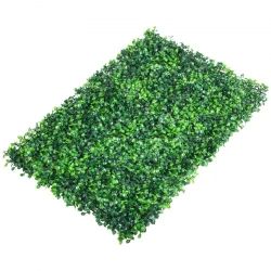 Artificial Boxwood Panel UV 24pcs Boxwood Hedge Wall Panels Artificial Grass Backdrop Wall 24\" X 16\" 4 cm Green Grass Wall, Fake Hedge for Decor Pri