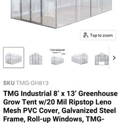 TMG Greenhouse 8 x 13”
