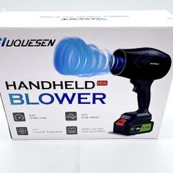 Yuquesen Portable Handheld Rechargeable Battery Operated Blower - Black