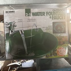 Water Fountain Faucet?