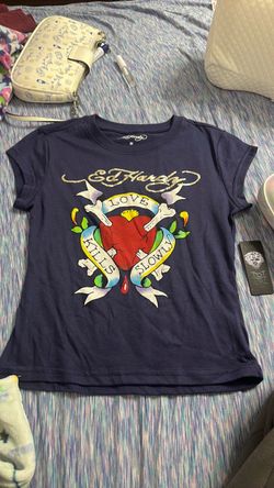 Ed Hardy Love Kills Slowly Graphic T-Shirt