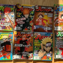Shonen Jump Magazines Vintage 8 Issues