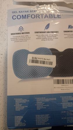 Seat cushion for a kayak