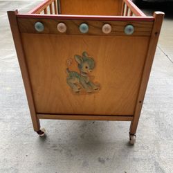 Vintage Doll Crib