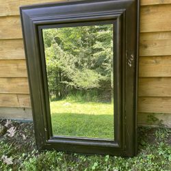 Beautiful Wooden Mirror 43x30. Needs To Be Stained 