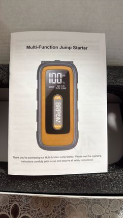 Advanced jump starter powerpack