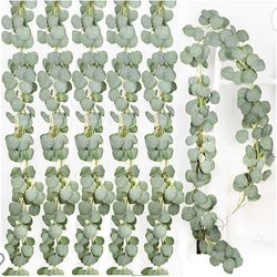 Artificial Eucalyptus Garland (Two Packs - 6 Garland Pieces In Each Pack)