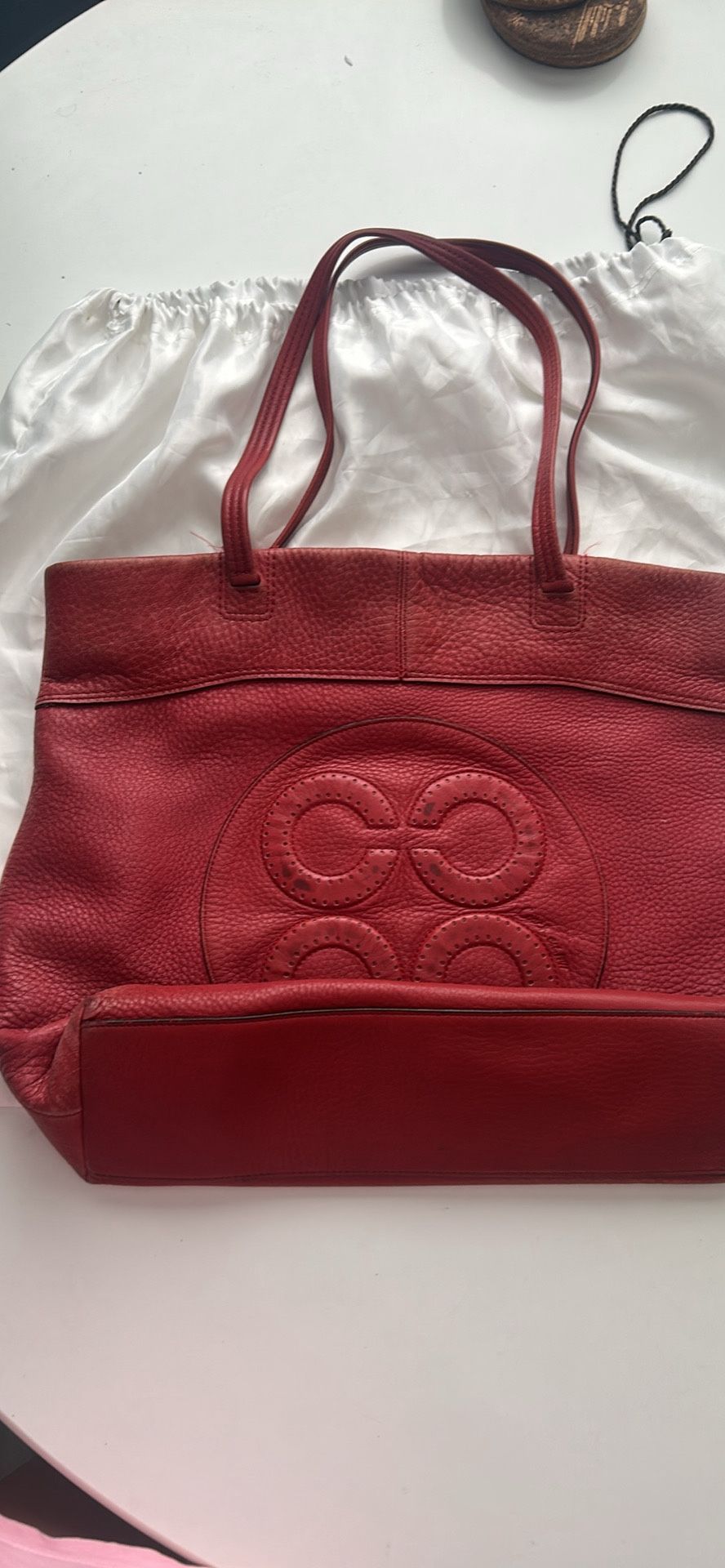 Coach Leather Tote Bag