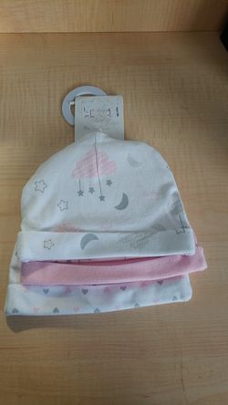 3 Pack baby hats