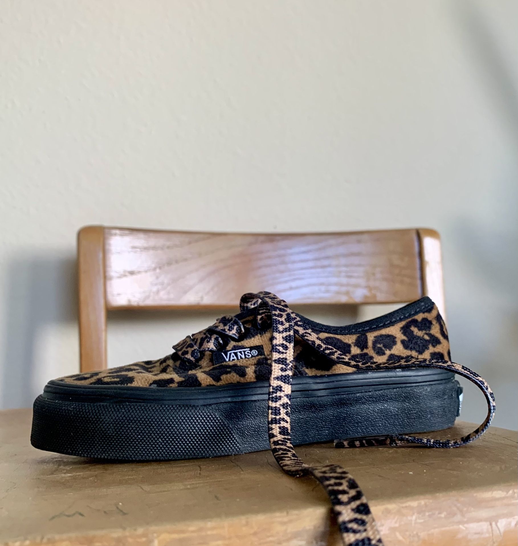 Leopard Print Vans (Kids)