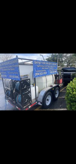 Pressure Washing Trailer 