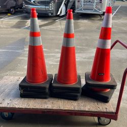 36 Inch Safety Cones $20 Each