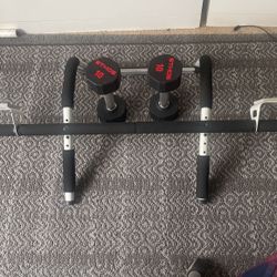 Dumbbells And A Iron Gym