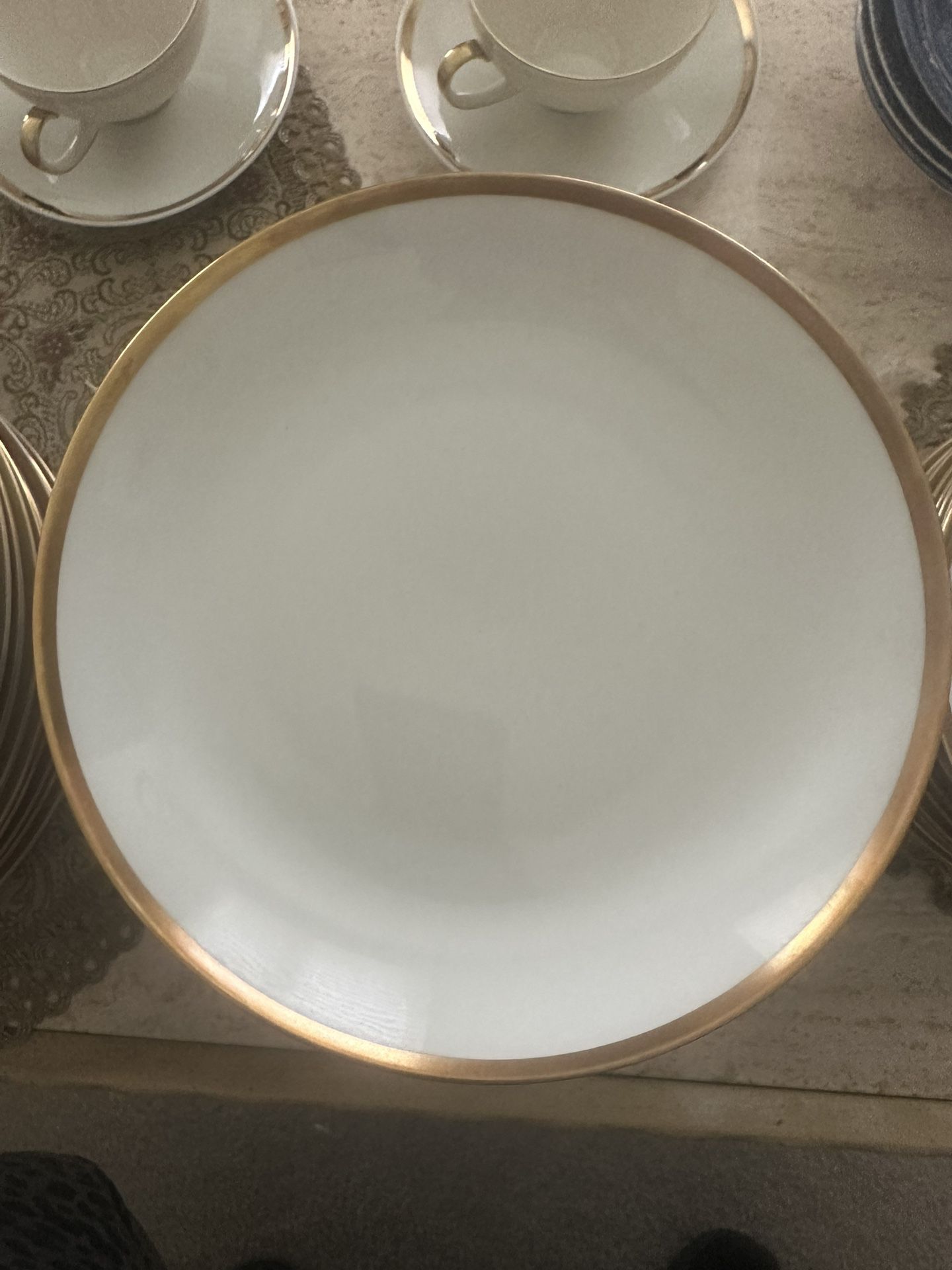 Thomas Gold Rimmed 8.5” Plates 