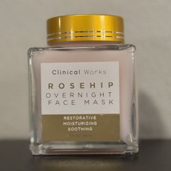 Clinical Works Rosehip Overnight Face Mask 6.08 Oz