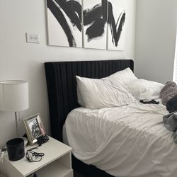 Queen Bed Frame & Mattress