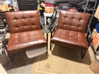 Set of Faux Leather Seats
