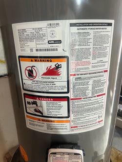 50 Gallon Natural Gas Water Heater