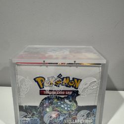 Pokemon Booster Box  Clear Acrylic Case